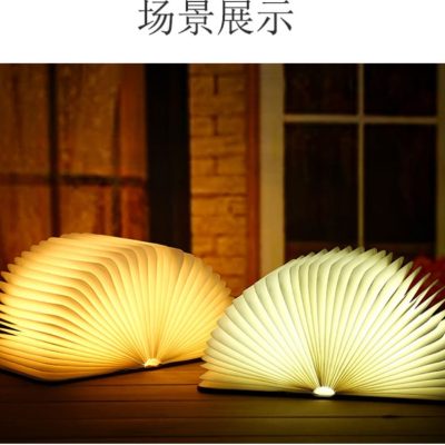 Ba màu bảo vệ mắt chiếu sáng đèn bàn quà tặng đèn LED gỗ bán buôn khắ - DDB-1028
