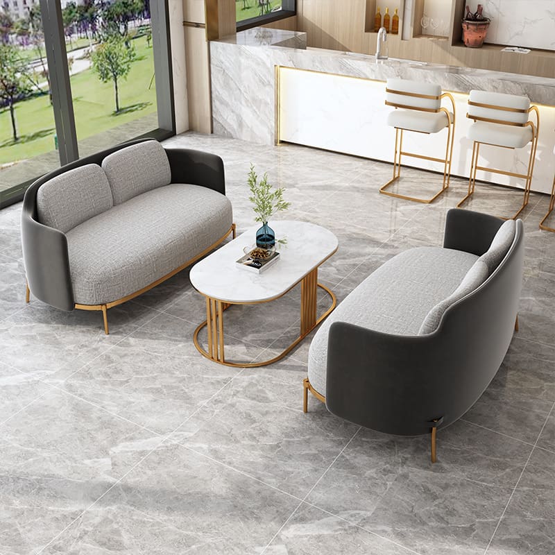 Bàn ghế Bắc Âu cửa hàng tráng miệng cửa hàng trà sữa sofa - BGCF-1475