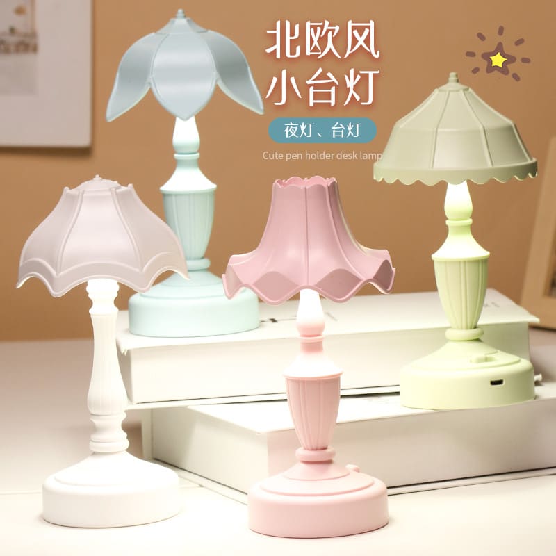 Ins Phong Cách Bắc Âu Mini Retro Đèn Bàn Nhỏ Phòng Ngủ Đèn Ngủ Sinh Vi - DDB-946