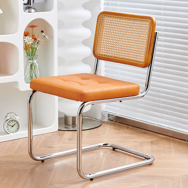 Bàn ghế Bắc Âu đan ghế mây ghế Bàn ăn nhà thiết kế thời - BGCF-1192