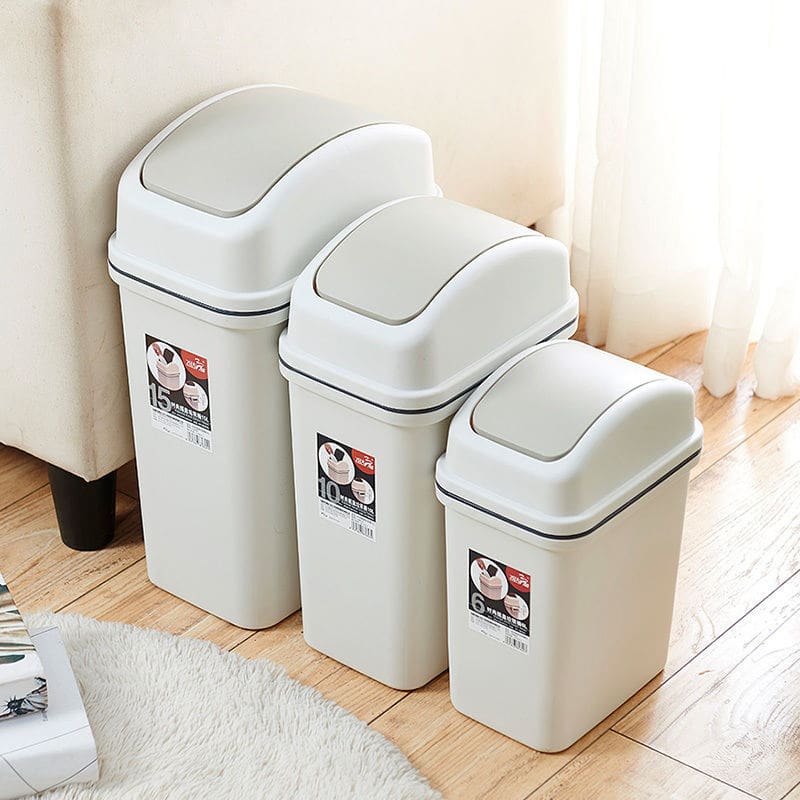 Thùng rác bắc âu kích thước lớn có nắp hộ ngoài trời bền đẹp, thân thiện môi TGNT_973