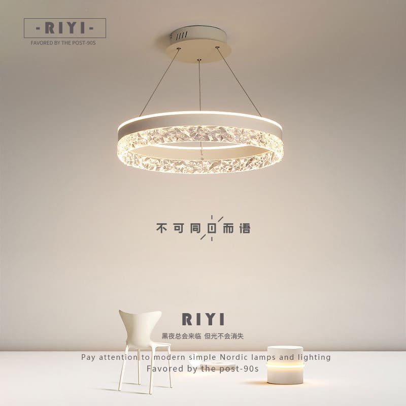 Đèn chùm phòng ngủ chính ánh sáng tối giản đèn sang trọng phòng học đơn - DC-795