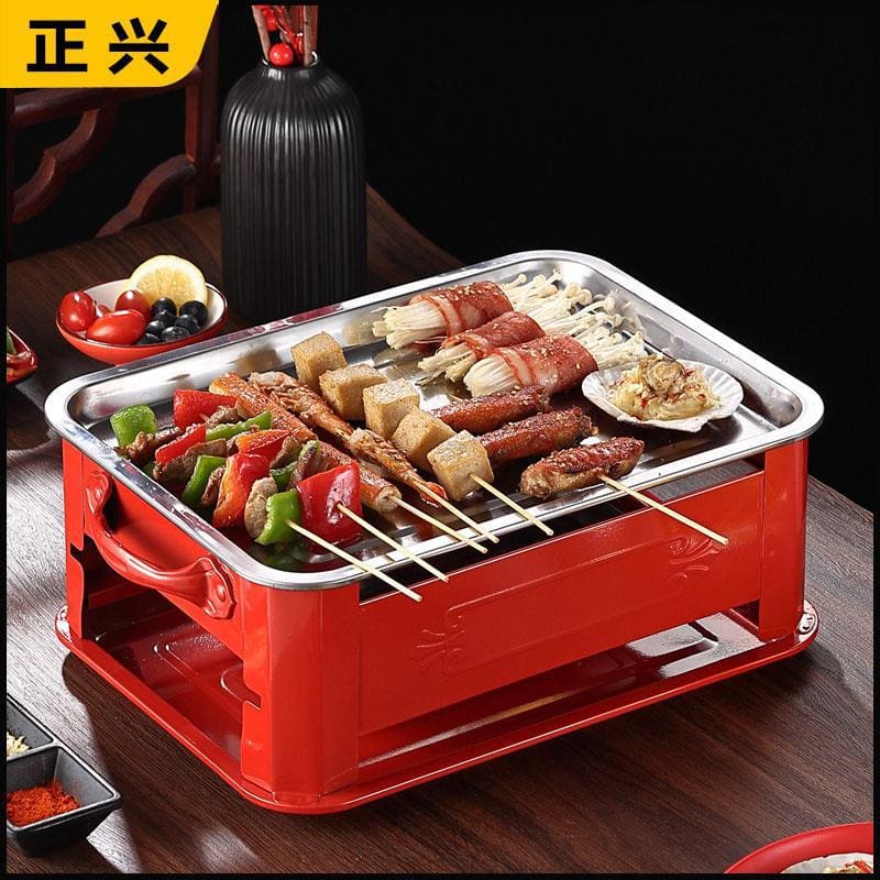 Bbq cách nhiệt bếp thép không gỉ thương mại bbq cao cấp, tiện lợi cho nhà hàn BN-597