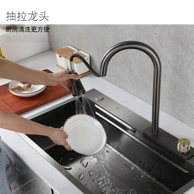 Internet nổi tiếng mới raindance súng màu xám nhà bếp cao cấp, tiện lợi cho n CR-204