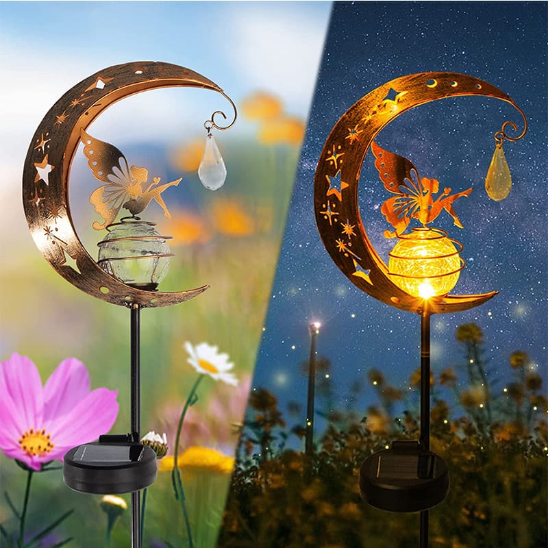 Phổ biến Amazon Mặt Trăng Năng Lượng Mặt Trời Cổ Tích Đèn Ngoài Trời - DNT-1590