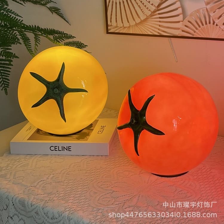 Cà chua chín đèn bàn trang trí đèn ngủ phòng ngủ bầu không khí đầu giư - DDB-672