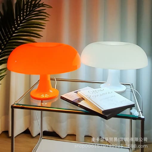 Đan Mạch Phong cách Bắc Âu đơn giản thiết kế hiện đại kem nấm đèn bàn - DDB-696