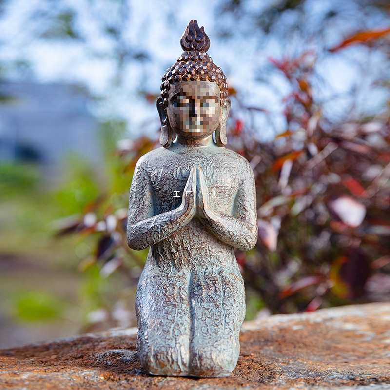 Bán buôn trung quốc vườn nhỏ tượng phật đồ trang ngoài trời bền đẹp, thân thi nan