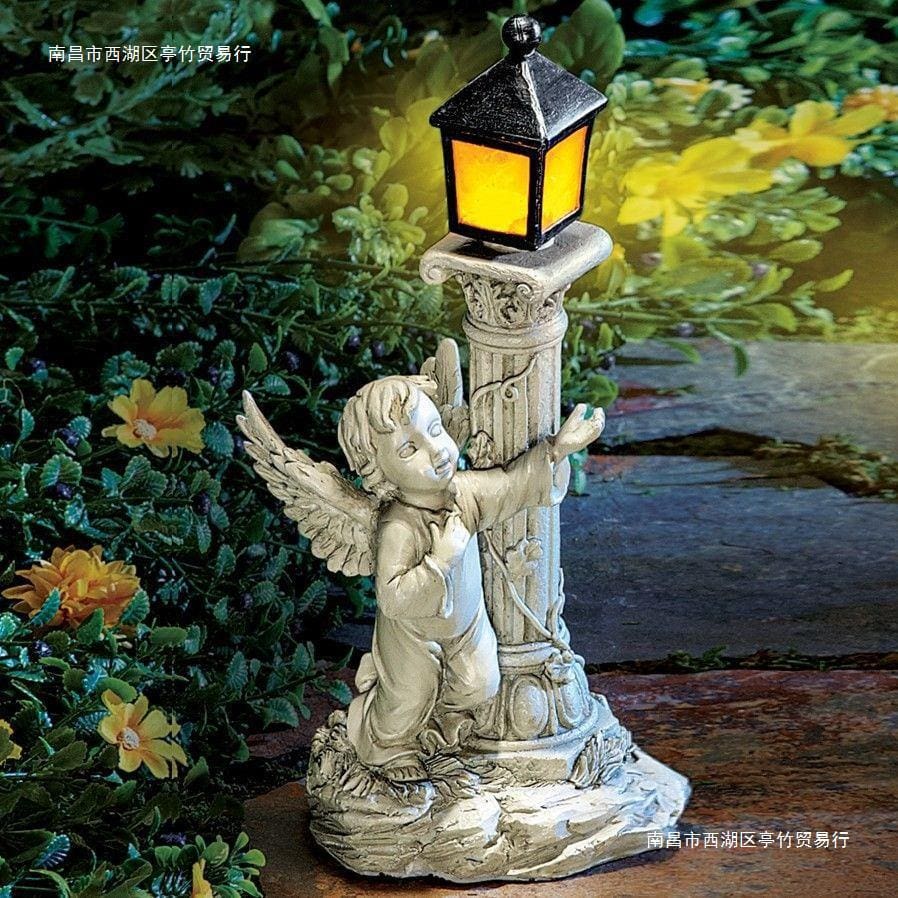 Bán buôn xuyên biên giới vườn la mã cột cherub ngoài trời bền đẹp, thân thiện nan
