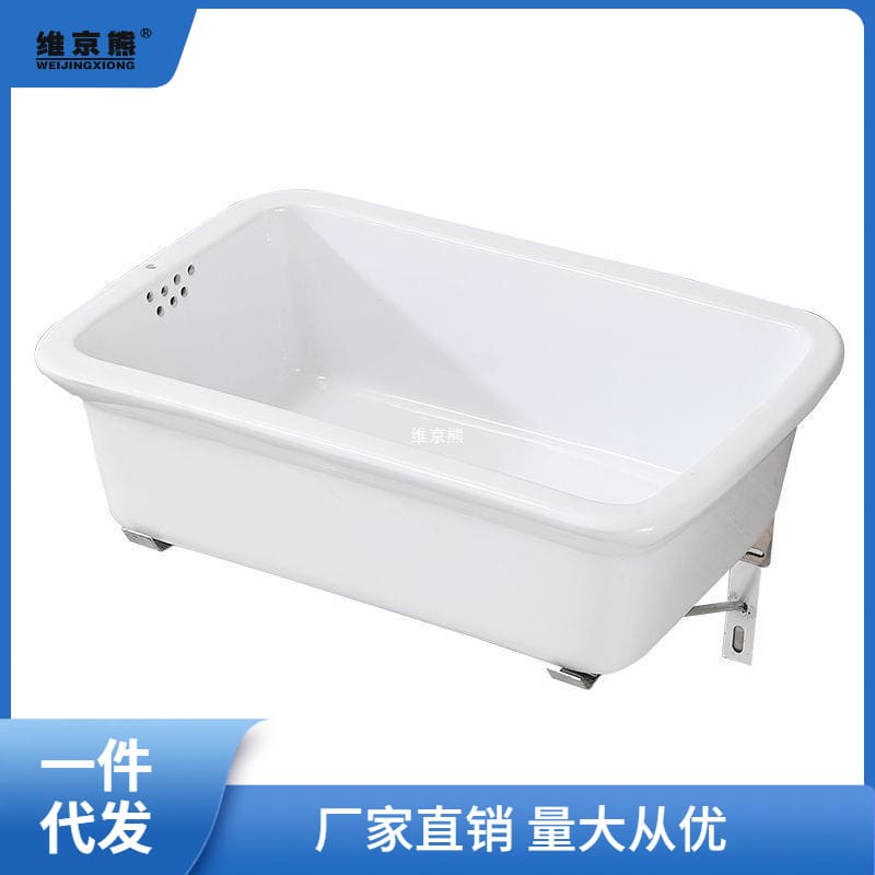 Nhà bếp chậu rửa bằng gốm kiểu cũ chậu rửa cao cấp, tiện lợi cho nhà hàng CR-298
