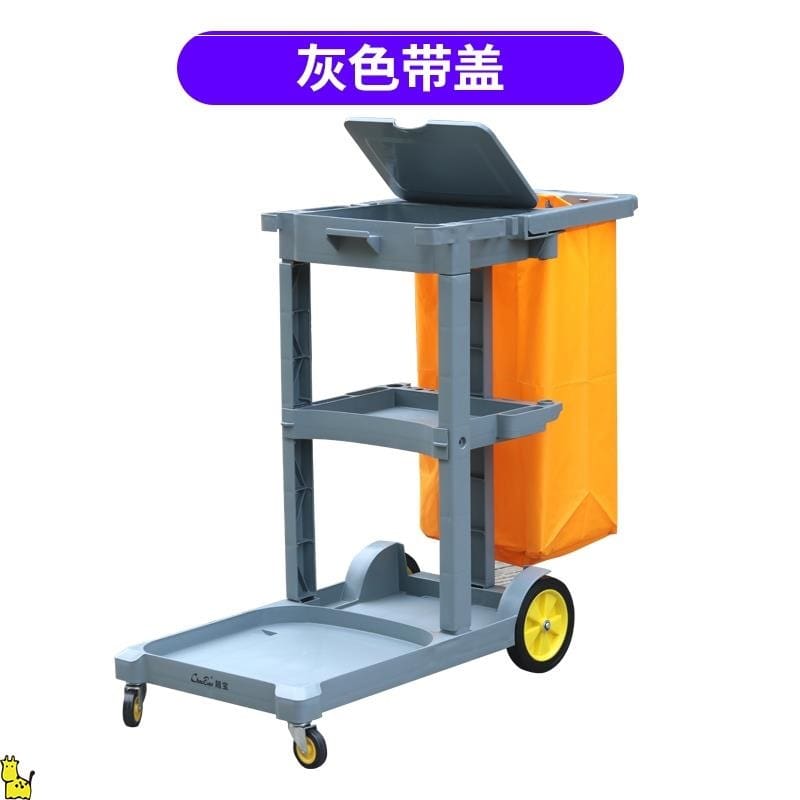 Xe đẩy dụng cụ, trọn bộ dụng cụ, xe đẩy chất lượng cho khách sạn DKS-650