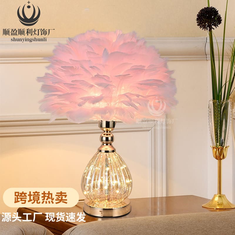 Đèn bàn phòng khách phong cách mới xuyên biên giới cô gái dễ thương LE - DDB-930