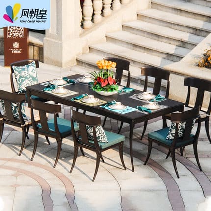 Bàn ghế fengchaohuang villa sân trong bàn và ghế sân ngoài trời bền đẹp, thân BGSV_1529