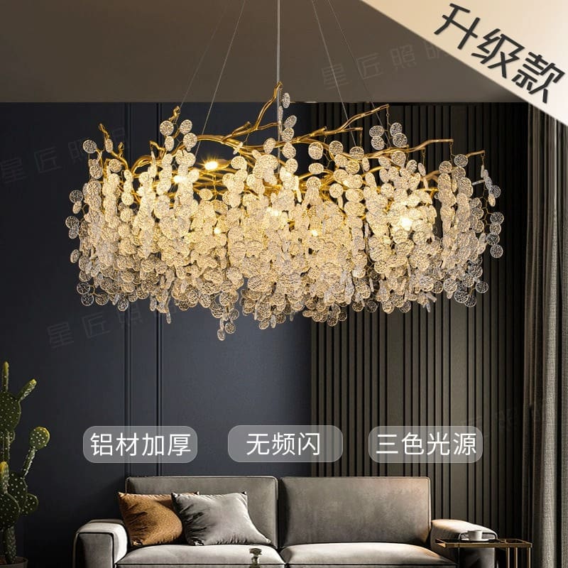 [Tùy chỉnh] Ánh sáng hiện đại sang trọng Pháp phòng khách phòng ăn phò - DC-1018