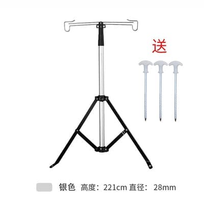 Đèn Cắm trại ngoài trời di động hợp kim nhôm giá Đèn ngựa cột cắm trại - DNT-333