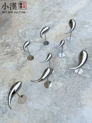 Gương inox cá đồ trang trí bán hàng văn phòng ngoài trời bền đẹp, thân thiện  DTTNT_32