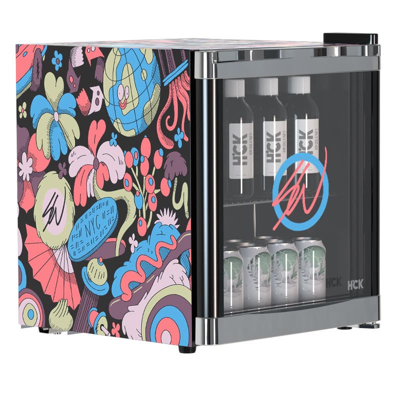 Husky hck retro tủ lạnh hộ gia đình nhỏ trà chất lượng cho khách sạn MNB-585