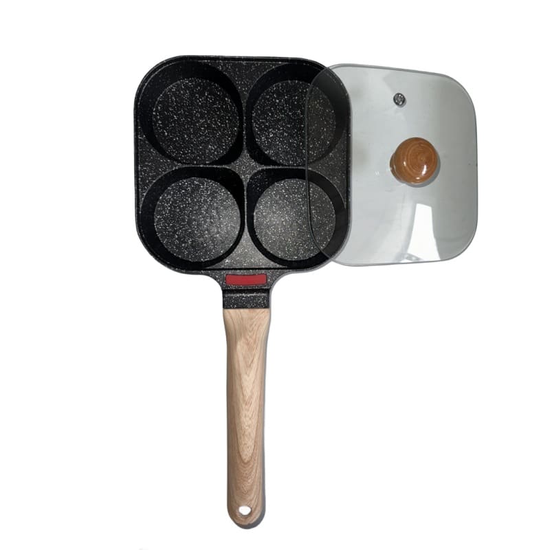 Mới 4 lỗ trứng tráng nồi trứng burger nồi hộ cao cấp, tiện lợi cho nhà hàng T THN-106