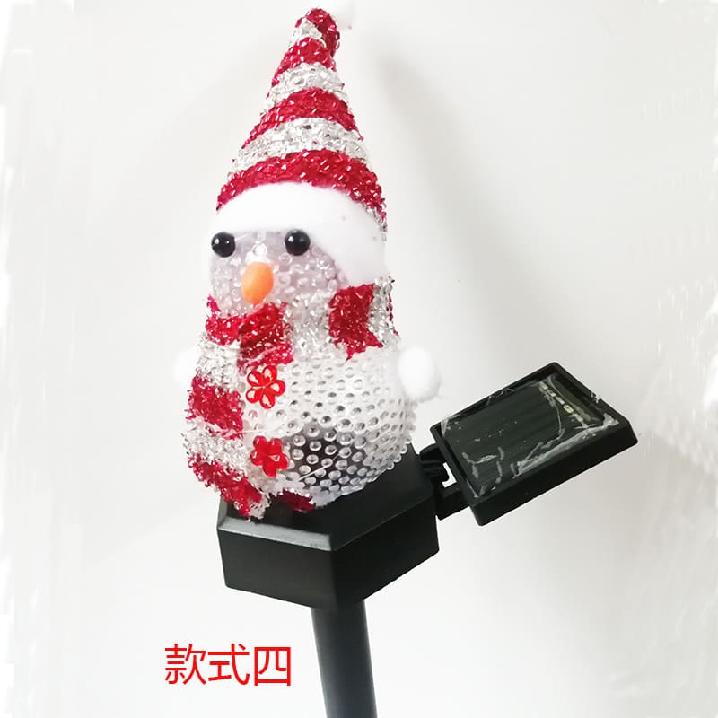 Xuyên biên giới Wan Giáng sinh Năng lượng mặt trời Ông già Noel Đèn đ - DNT-1913