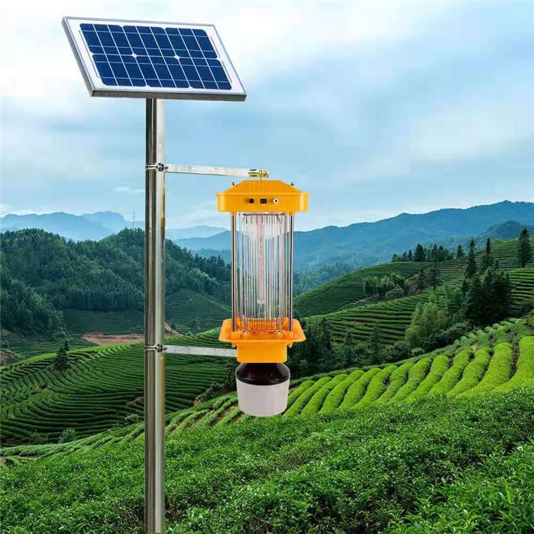 Đèn diệt côn trùng năng lượng mặt trời ngoài trời tần số rung đèn diệ - DNT-2236