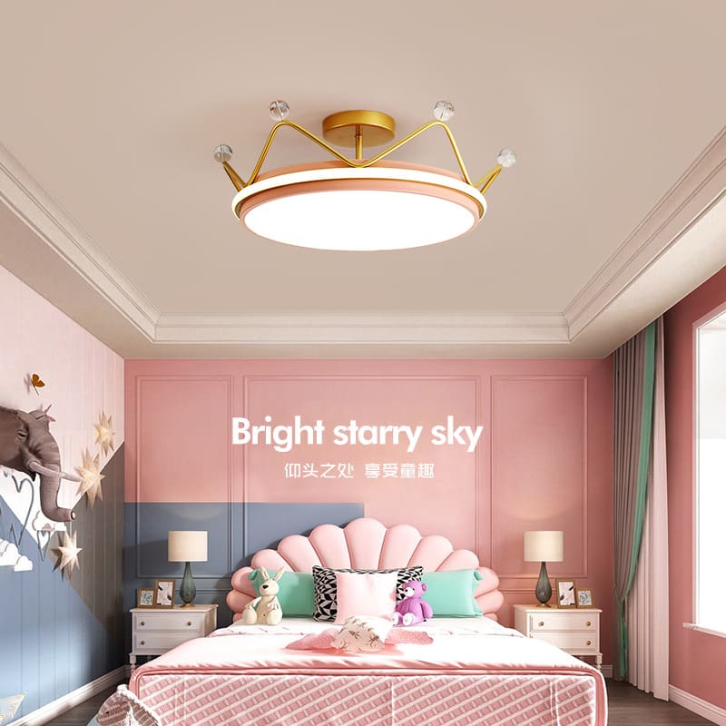 Vương Miện LED Ốp Trần Hiện Đại Đơn Giản Phòng Trẻ Em Phòng - DTN-836