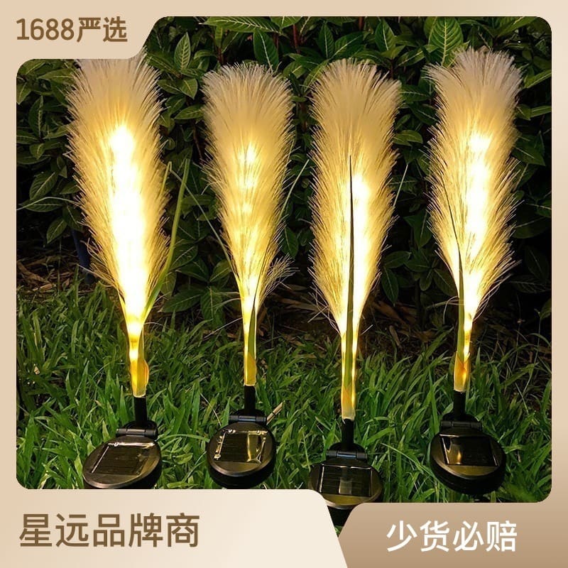 Đèn Led Mới Năng Lượng Mặt Trời Đèn Sậy Ngoài Trời Chống Thấm Nước Có - DNT-1242