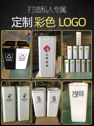 Thùng rác ngoài trời lớn phân loại không có nắp ngoài trời bền đẹp, thân thiệ TGNT_456