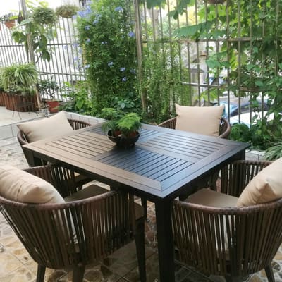Bàn ghế ngoài trời biệt thự sân vườn bàn ghế ngoài trời bền đẹp, thân thiện m BGSV_940