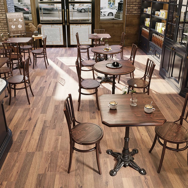 Bàn ghế cafe cổ điển , ghế cửa hàng bánh tráng miệng, quán - BGCF-2001