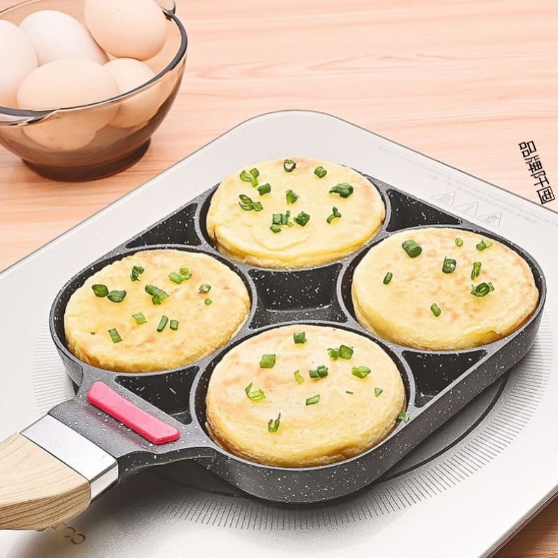 Đá y tế 4 lỗ trứng tráng nồi burger nồi cao cấp, tiện lợi cho nhà hàng THN-13