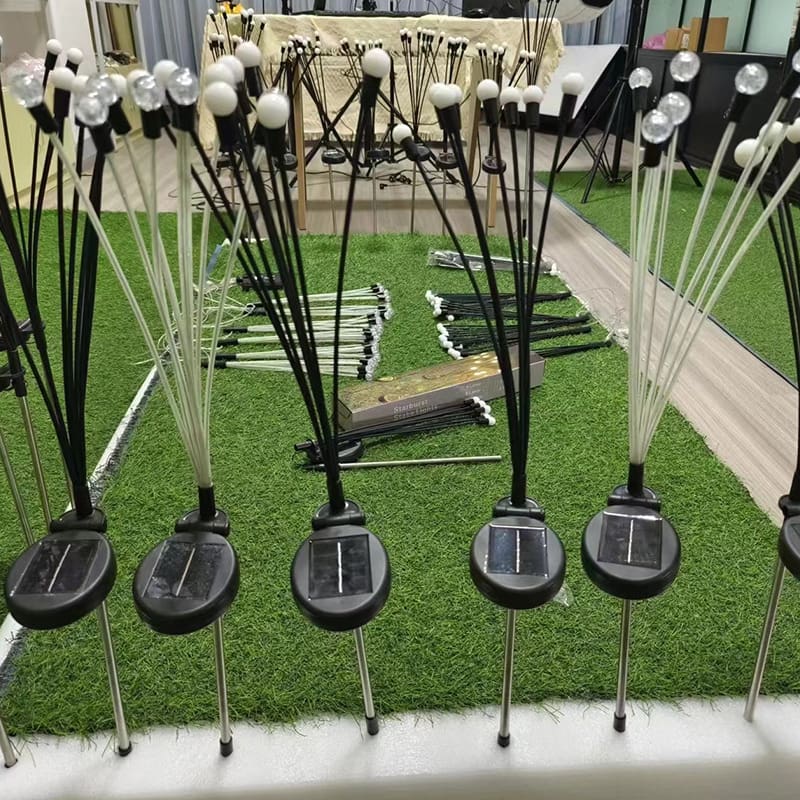 Đèn dây cỏ ngoài trời, trang trí không khí sân trong, đèn đom đóm xoa - DNT-1635