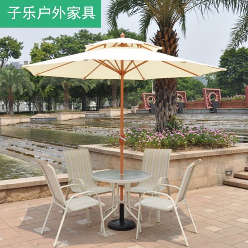 Bàn ghế Ô ngoài trời ô sân vườn ô ngoài trời lớn dù che - BGCF-1899