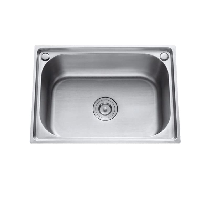 Nhà bếp đơn khe cắm bồn rửa bát inox 304 cao cấp, tiện lợi cho nhà hàng CR-375