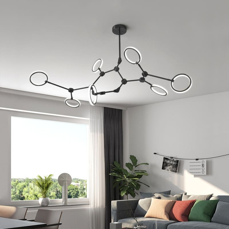 Bắc Âu Hậu Hiện Đại Tối Giản Phòng Khách Đèn Chùm Phòng Ngủ Nhà Hàng M - DC-1033