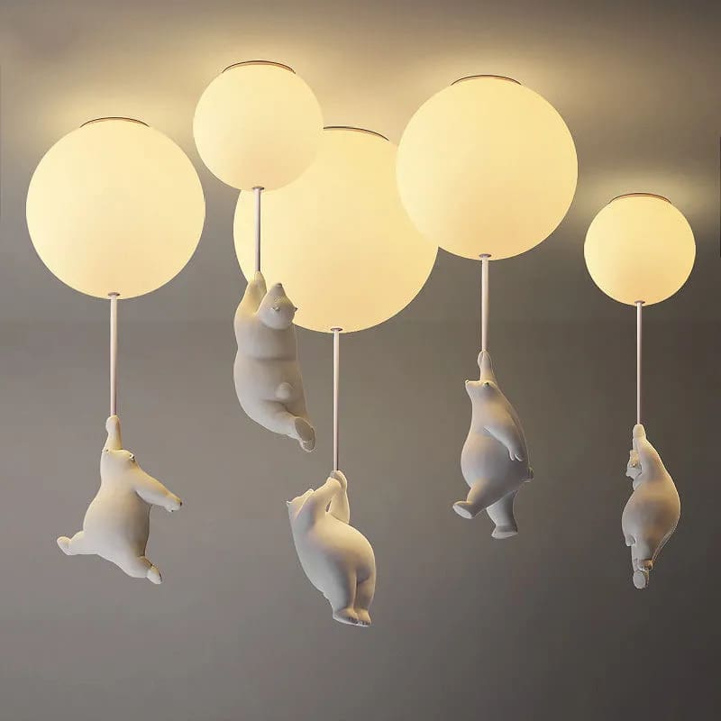 Hoạt Hình Gấu Đèn Phòng Trẻ Em Trần Hiên Nhà Đèn Chùm Phòng - DTN-873