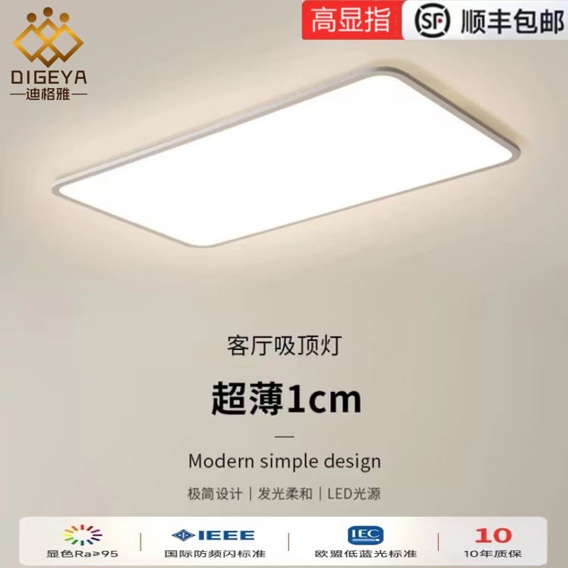 Đèn trần bảo vệ mắt Digeya đèn trần phòng khách cao hai đèn - DTN-1099