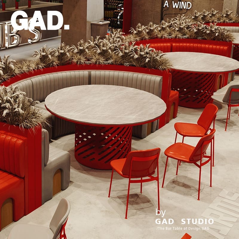 Bàn ghế GAD gió công nghiệp thanh sofa quán rượu thanh KTV - BGCF-1670