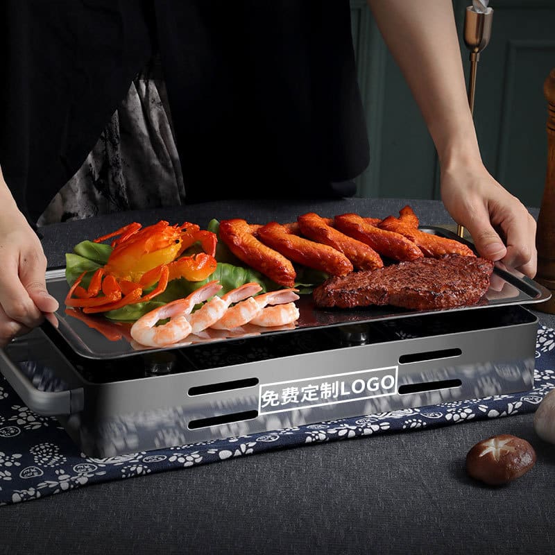 Thương mại thịt nướng nóng xiên tạo tác sưởi ấm cao cấp, tiện lợi cho nhà hàn BN-335