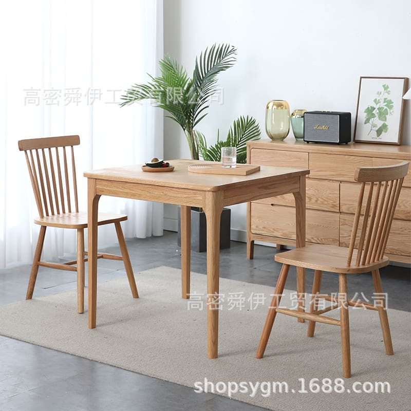 Bàn ghế Phòng Khách Đơn Giản Bàn Ăn Nhà Vuông Nhỏ Bàn Bắc - BGCF-720