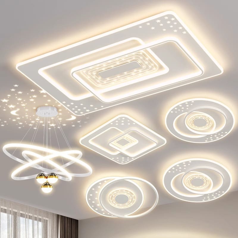 Đèn phòng khách hiện đại đơn giản và khí quyển LED ốp trần - DTN-1111