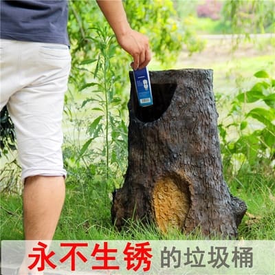 Thùng rác bầu trời xanh công viên sáng tạo cảnh ngoài trời bền đẹp, thân thiệ TGNT_334