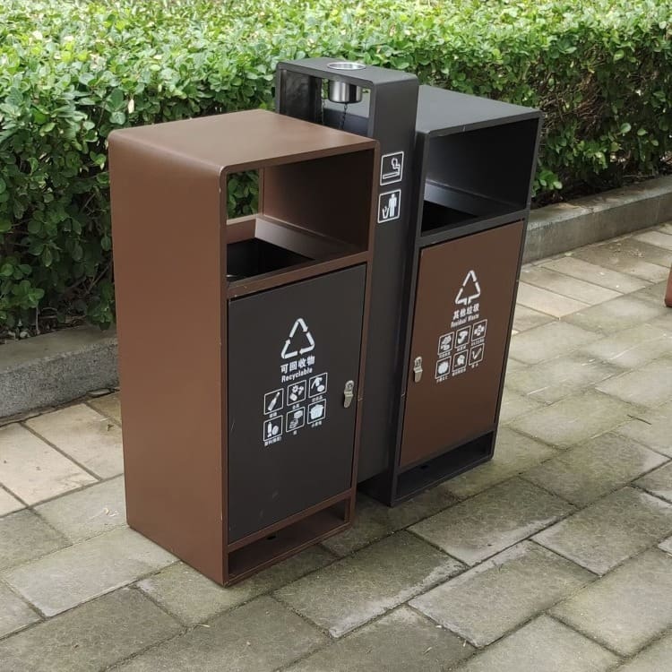 Thùng đựng rác ngoài trời, thùng đựng trái cây bằng ngoài trời bền đẹp, thân  TGNT_1225