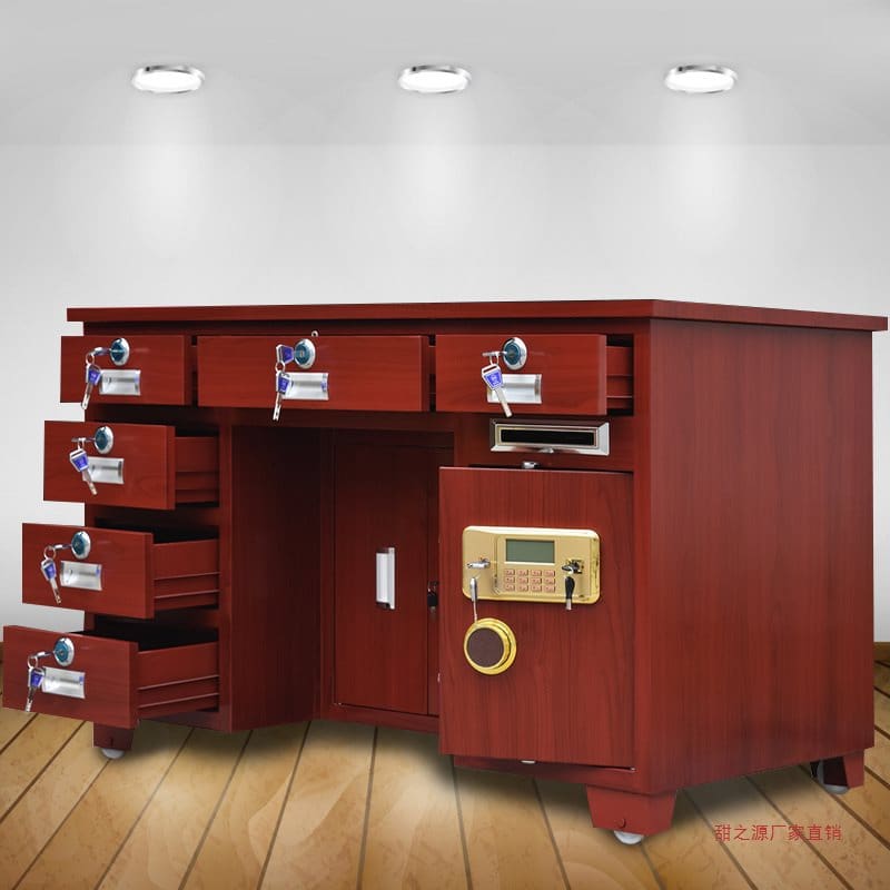 Bàn an toàn dày hoàn toàn bằng thép với quầy chất lượng cho khách sạn KS-255