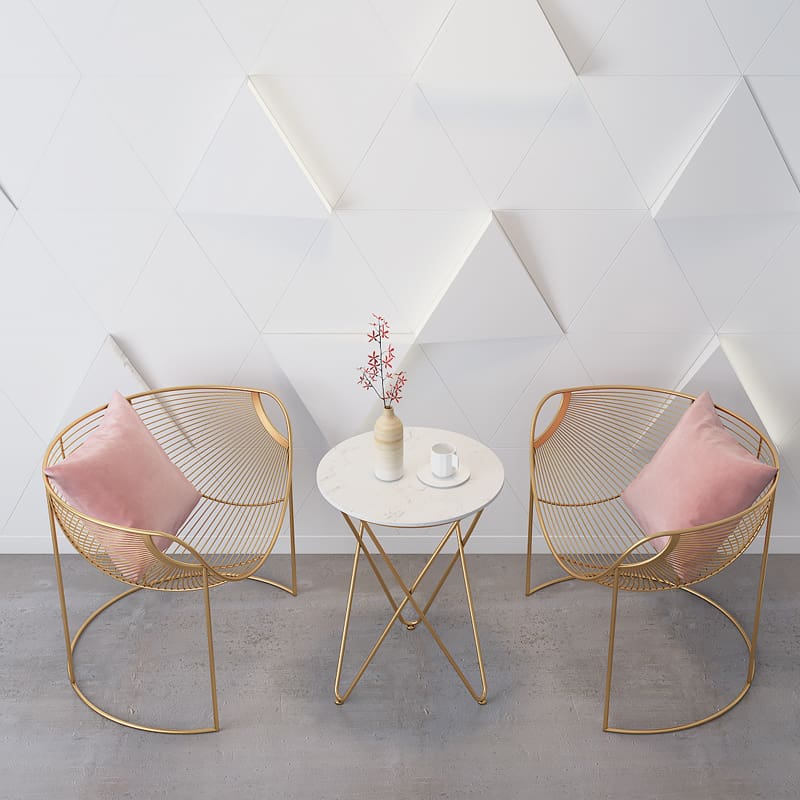 Bàn ghế sắt sân vườn nhập khẩu ngoài trời bền đẹp, thân thiện môi trường BGSV BGSV_1355