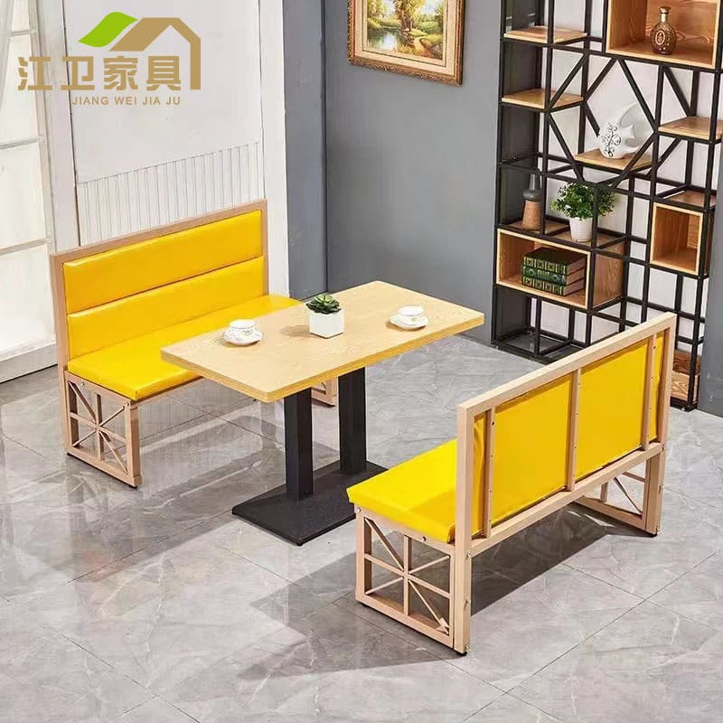 Bán buôn snack bar gói mềm ghế sofa Bàn lẩu thương mại cửa - BGCF-1477