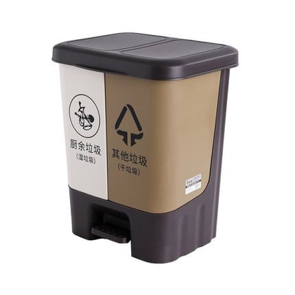 Thùng rác phân loại kiểu chân đẹp ya đẹp thùng ngoài trời bền đẹp, thân thiện TGNT_203