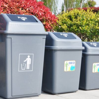 Gpw5 ngoài trời lớn xoay nắp thùng rác thương mại ngoài trời bền đẹp, thân th TGNT_1041