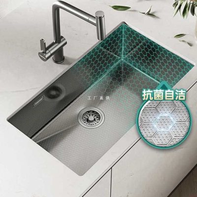 Bán buôn kohnner nhà bếp handmade ong máng 304 bồn cao cấp, tiện lợi cho nhà  CR-460