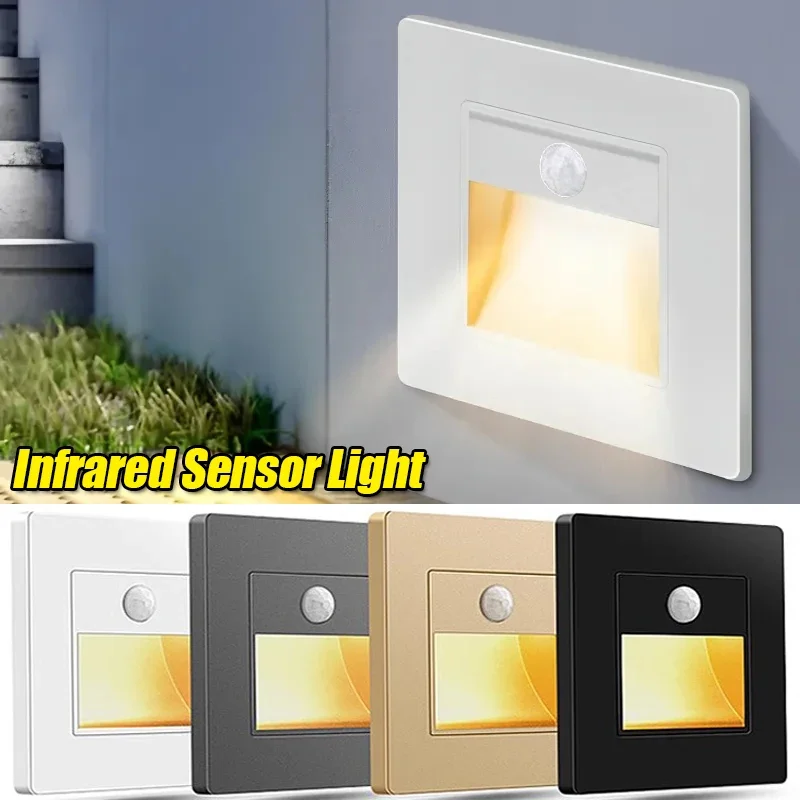 Đèn Cảm Biến Chuyển Động PIR Đèn Ngủ Led Âm Trần Hồng Ngoại - DTN-81