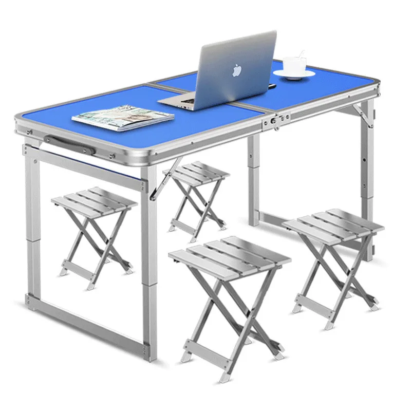 Bộ bàn 4 ghế có thể gập lại di động ngoài trời bền đẹp, thân thiện môi trường BGSV_248